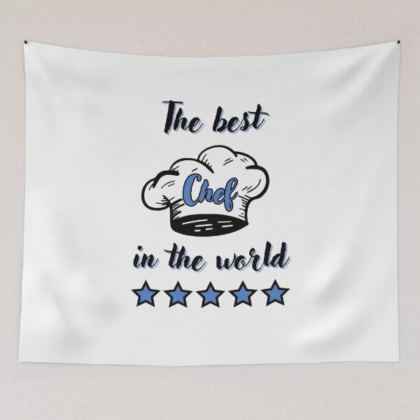 Item preview, The Best Chef in the World - english version blue designed and sold by kstheladesigns.