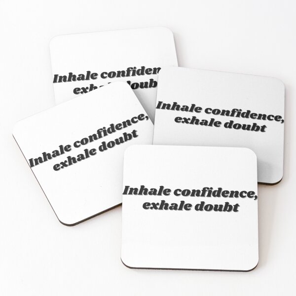Item preview, Inhale confidence, exhale doubt  designed and sold by ChiWellness Shop.