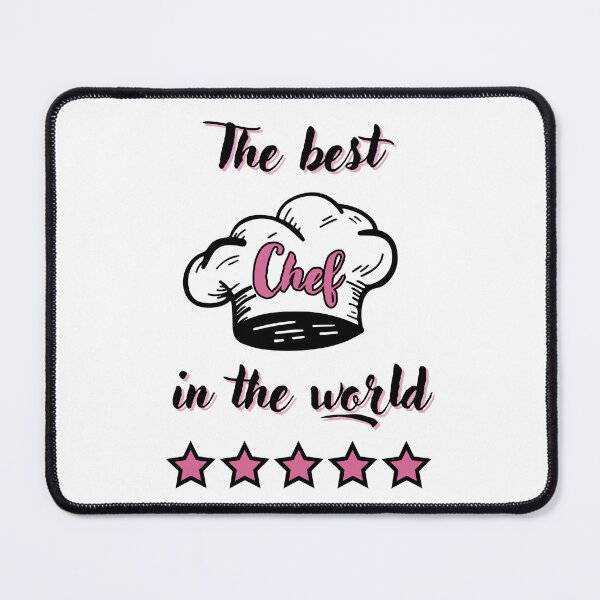 Item preview, The Best Chef in the World - pink english version designed and sold by kstheladesigns.