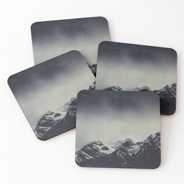 Item preview, Misty Dark Mountains designed and sold by Dyrk Wyst Redbubble Shop.