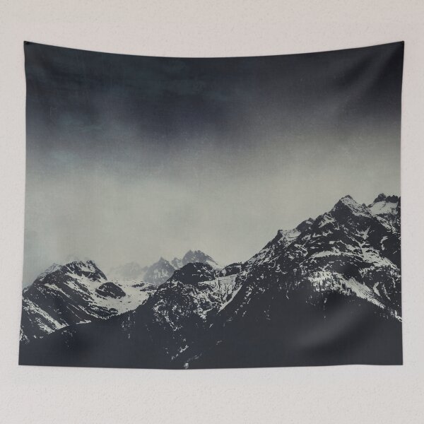 Item preview, Misty Dark Mountains designed and sold by Dyrk Wyst Redbubble Shop.