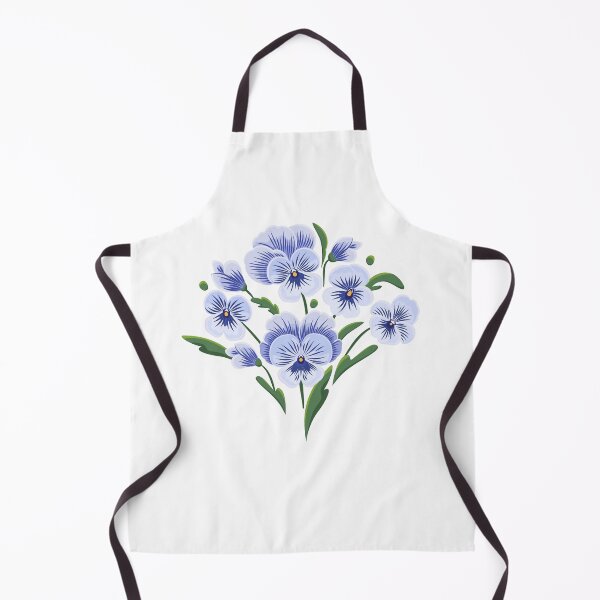 Item preview, Blue Pansy Floral Arrangement designed and sold by MojaDoodles.