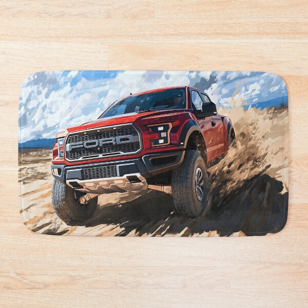 Item preview, Red Ford Raptor F-150 – Bold, Powerful, Unstoppable II designed and sold by AutoPopStudio.