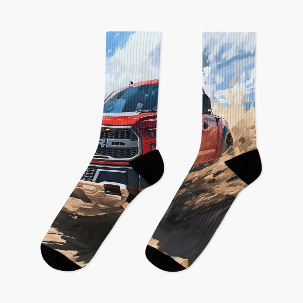 Item preview, Red Ford Raptor F-150 – Bold, Powerful, Unstoppable II designed and sold by AutoPopStudio.