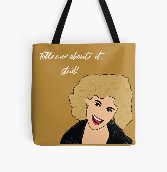 Vista previa del artículo con la obra «Sandy “¡Cuéntamelo, semental!” – Diseño de arte digital minimalista y audaz», diseñado y vendido por TillyFlopButterCup.