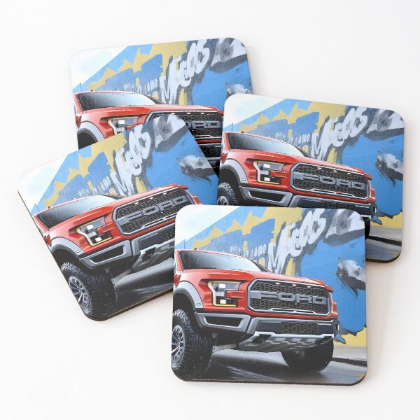 Item preview, Red Ford Raptor F-150 – Bold, Powerful, Unstoppable III designed and sold by AutoPopStudio.