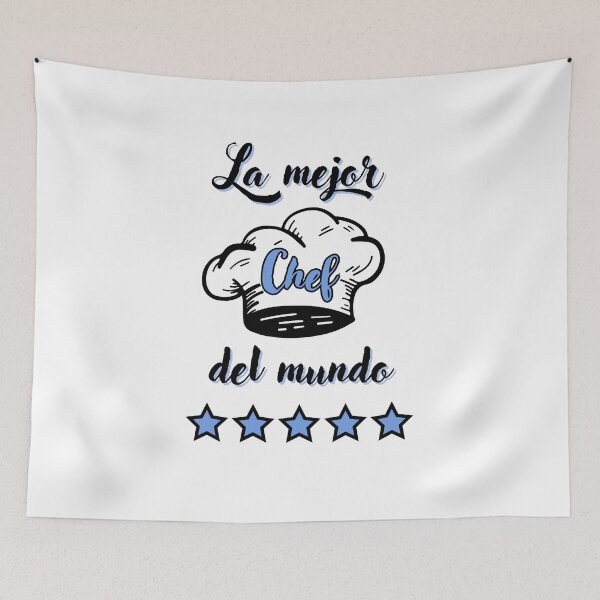 Item preview, Eres la mejor chef del mundo - azul designed and sold by kstheladesigns.