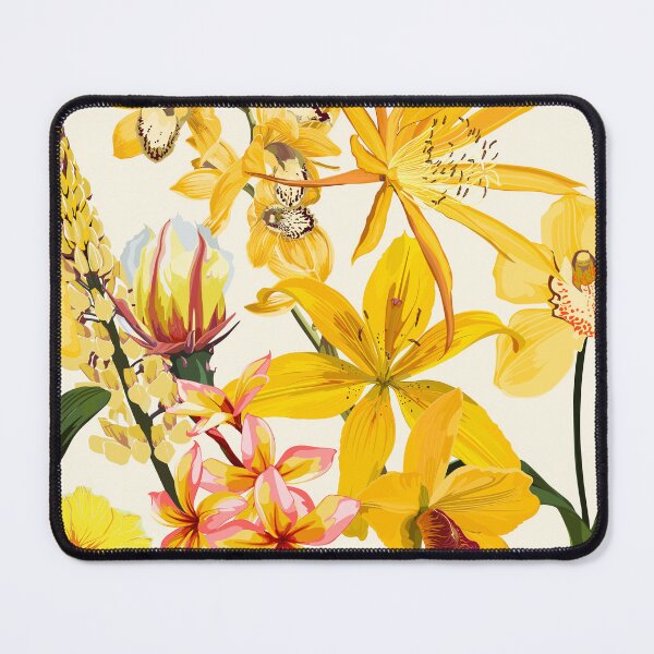 Item preview, Tropical flowers. Magical lily, orchids, cacti flowers. Realistic hand drown image. designed and sold by MatyKotiv.