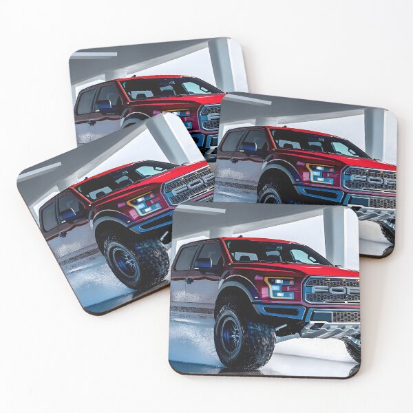 Item preview, Red Ford Raptor F-150 – Bold, Powerful, Unstoppable IV designed and sold by AutoPopStudio.