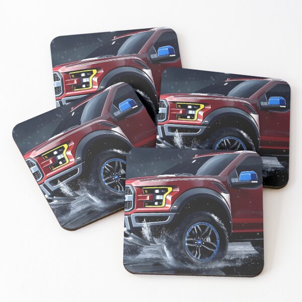 Item preview, Red Ford Raptor F-150 – Bold, Powerful, Unstoppable V designed and sold by AutoPopStudio.