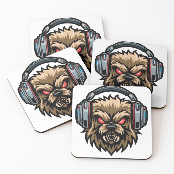 Item preview, Angry Gamer Maltipoo Beast Bear Gorilla designed and sold by The Art of Kkatarynka.