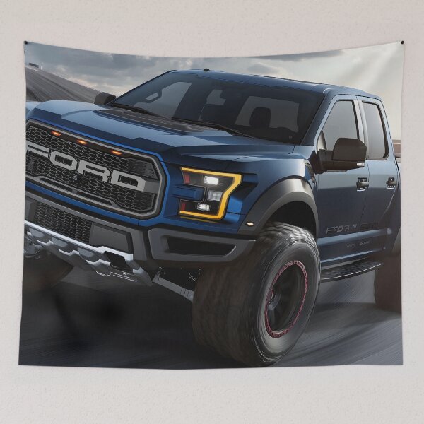 Item preview, Midnight Blue Ford Raptor F-150 – Bold Elegance Meets Off-Road Power IV designed and sold by AutoPopStudio.