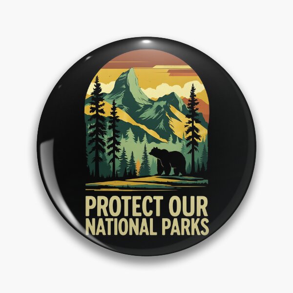 Vista previa del artículo con la obra «Protejamos nuestros parques nacionales Ecologismo», diseñado y vendido por DomTeesHaven.