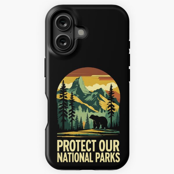 Vista previa del artículo con la obra «Protejamos nuestros parques nacionales Ecologismo», diseñado y vendido por DomTeesHaven.