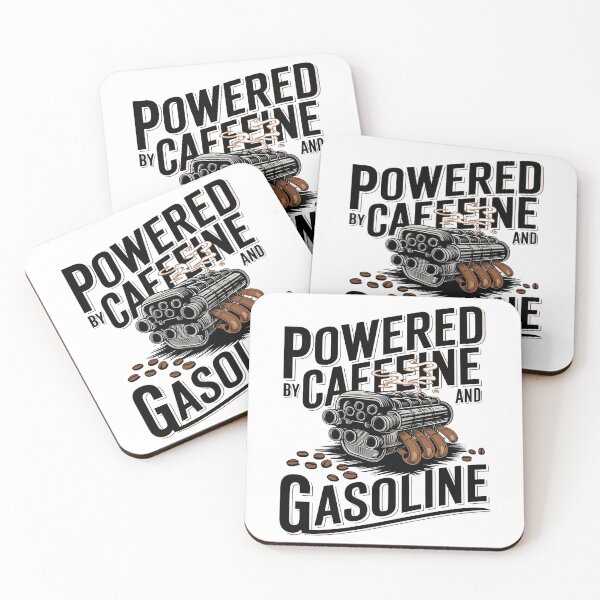 Item preview, Powered by Caffeine and Gasoline  designed and sold by The Art of Kkatarynka.