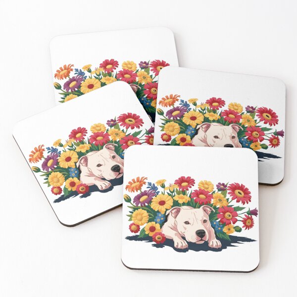 Item preview, Dog With Flowers designed and sold by hemp3x.