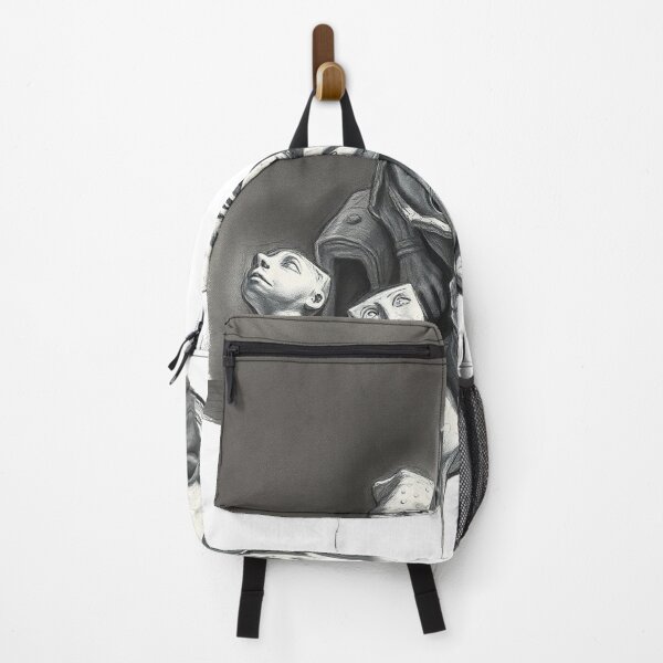 Item preview, Fragmented Identities – Expressive Charcoal Drawing designed and sold by Wesira.