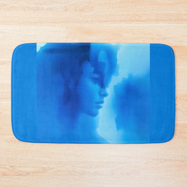 Item preview, Blue Watercolor Female Portrait designed and sold by ZanyPaintbrush.