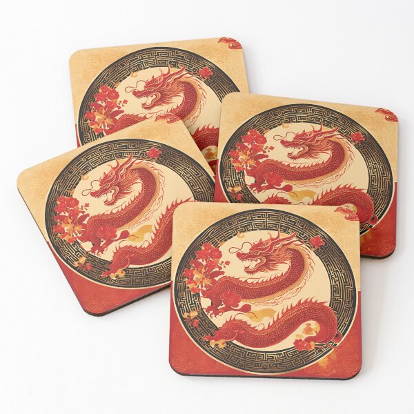 Item preview, A chinese red dragon designed and sold by WeirdSketcher.