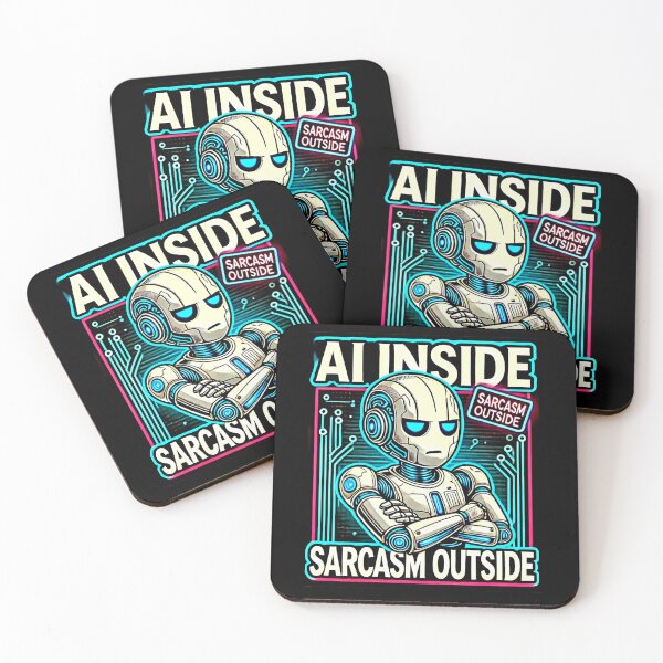 Item preview, AI Inside, Sarcasm Outside Collection designed and sold by Sinful Thoughts.