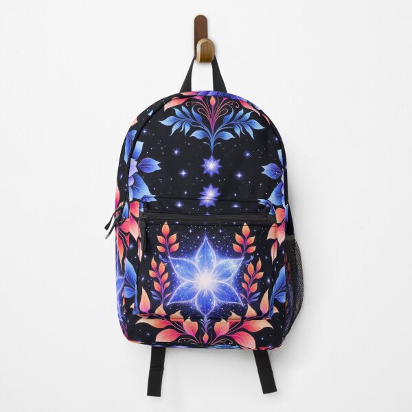Item preview, Celestial Bloom Mandala | Galaxy Star & Floral Fantasy Art – Vibrant Cosmic Pattern designed and sold by CreativeVisionsHub.