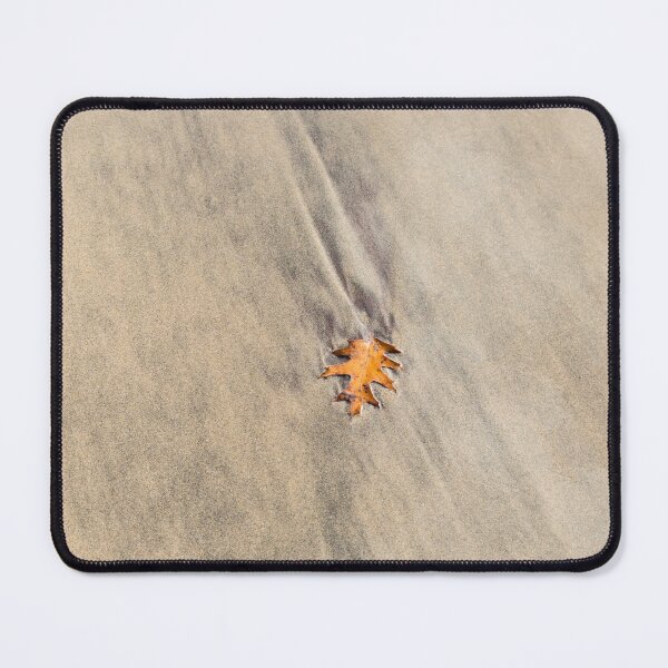 Item preview, Natural Still Life with Lone Oak Leaf on Fine Sand designed and sold by Georgia Mizuleva.