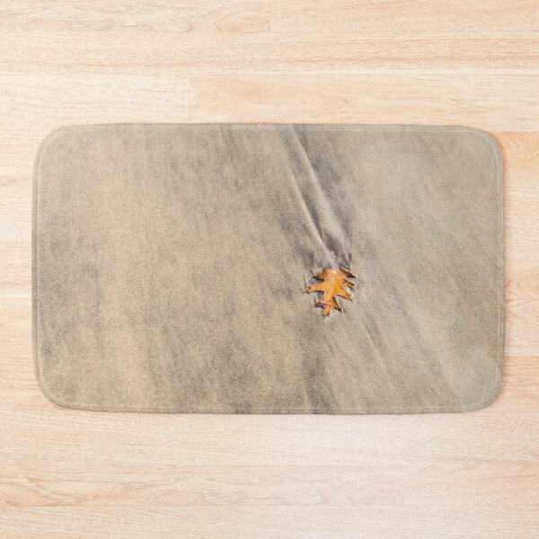 Item preview, Natural Still Life with Lone Oak Leaf on Fine Sand designed and sold by Georgia Mizuleva.