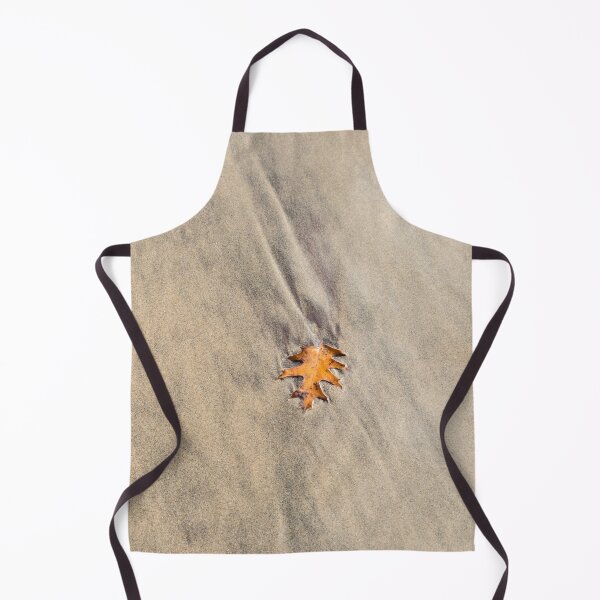 Item preview, Natural Still Life with Lone Oak Leaf on Fine Sand designed and sold by Georgia Mizuleva.