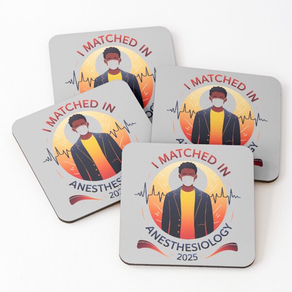 Item preview,  I Matched In Anesthesiology 2025:  Celebrating Success Of Medical Residency with a Professional and Bold Design.  designed and sold by elynne9.