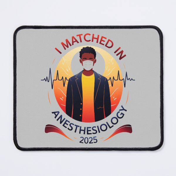 Item preview,  I Matched In Anesthesiology 2025:  Celebrating Success Of Medical Residency with a Professional and Bold Design.  designed and sold by elynne9.