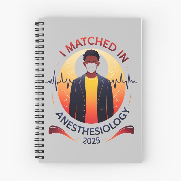 Item preview,  I Matched In Anesthesiology 2025:  Celebrating Success Of Medical Residency with a Professional and Bold Design.  designed and sold by elynne9.