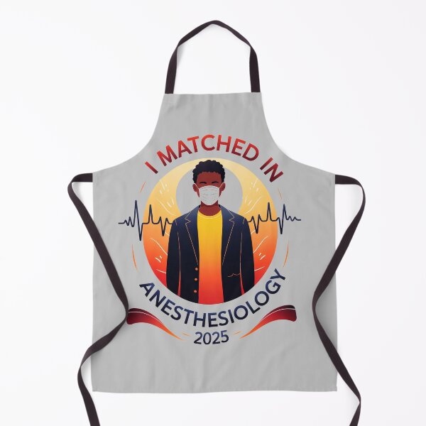 Item preview,  I Matched In Anesthesiology 2025:  Celebrating Success Of Medical Residency with a Professional and Bold Design.  designed and sold by elynne9.