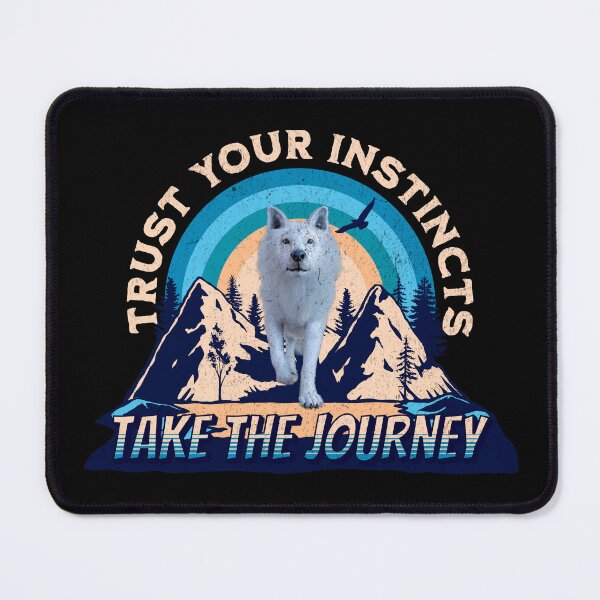 Item preview, Trust Your Instincts Arctic Wolf designed and sold by Vac1.