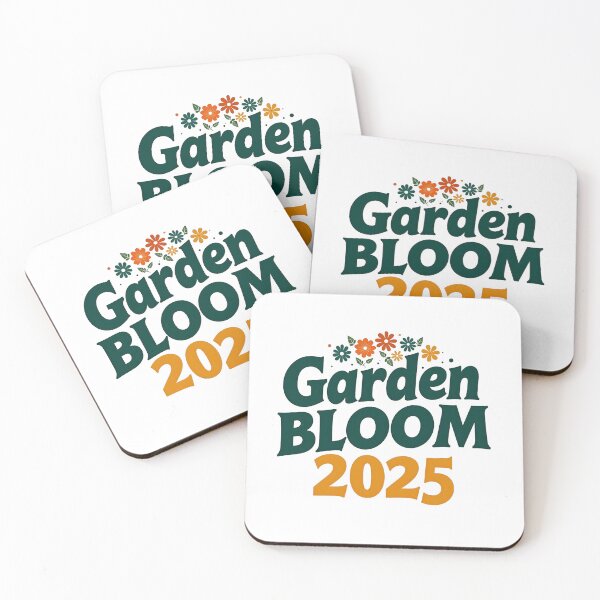 Item preview, Garden Bloom 2025 Limited typographic flowers designed and sold by bukajart.