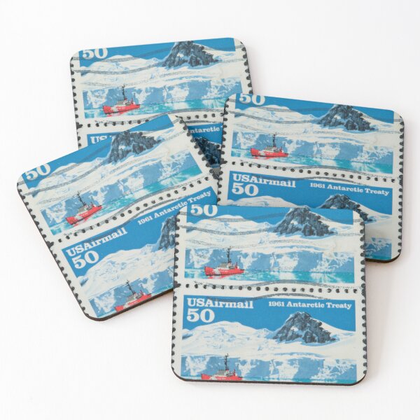 Item preview, Antarctic treaty USA postage stamp designed and sold by Photopat.