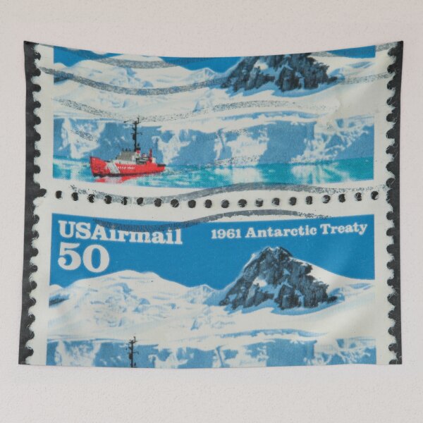 Item preview, Antarctic treaty USA postage stamp designed and sold by Photopat.