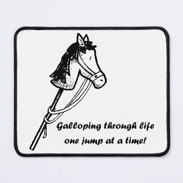Item preview, Galloping through life - hobby horsing designed and sold by saechla.