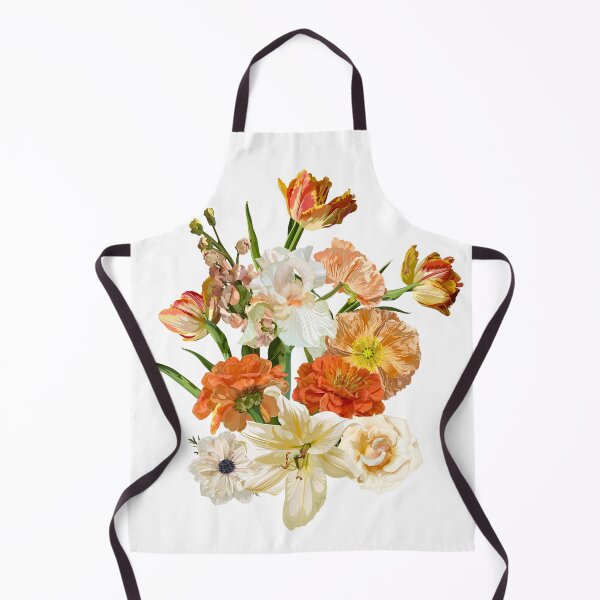 Item preview, Yellow, orange rose, lily, tulip, fall garden flowers, eucalyptus, greenery vector design. designed and sold by MatyKotiv.