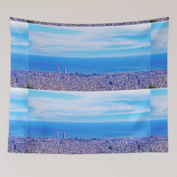 Item preview, Panoramic view of Barcelona designed and sold by manoloshoping.