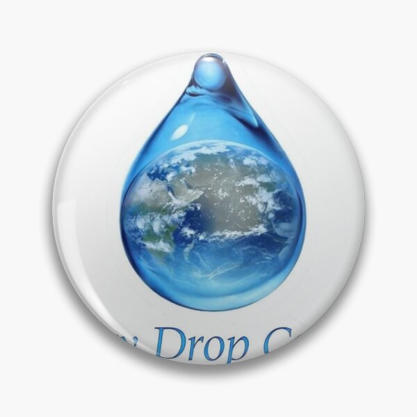 Item preview, Realistic Water Drop with Earth Reflection  Premium Cool Trendy Best Gift designed and sold by Imaginarium of Chaos falcon88 .