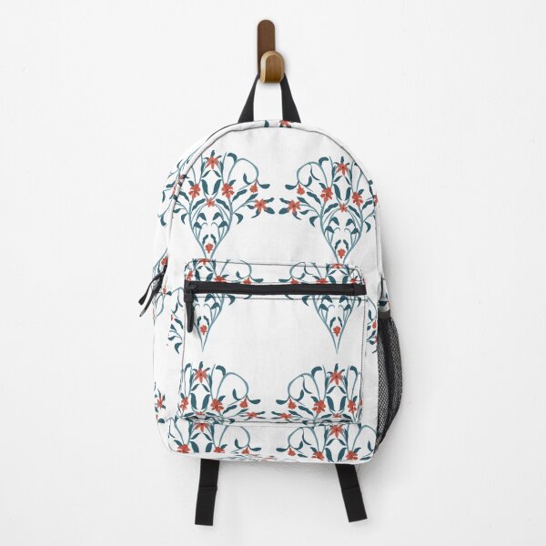 Item preview, Floral pattern with red and blue flowers designed and sold by olenapetol.