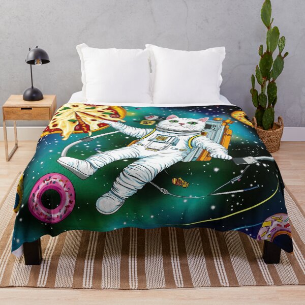 Item preview, Astronaut Cat in the Pizzaverse" designed and sold by GabbyKI261.