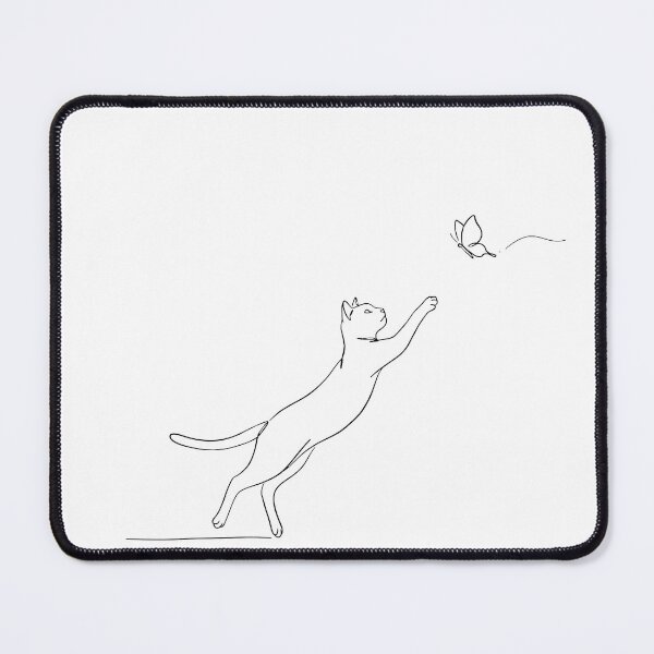 Item preview, Cat and Butterfly designed and sold by MargLandmeter.