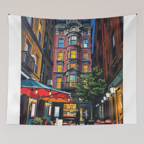 Item preview, Evening Glow in the City designed and sold by Wesira.
