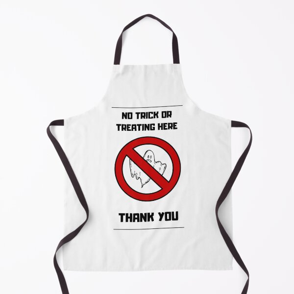 Item preview, No Trick or Treating Here - Anti-Halloween Ghost Design designed and sold by Kubala.