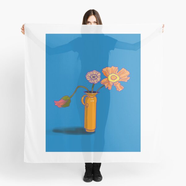 Aperçu de l'œuvre Vase coquelicot orange créée et vendue par Joyride Art and Design UK.