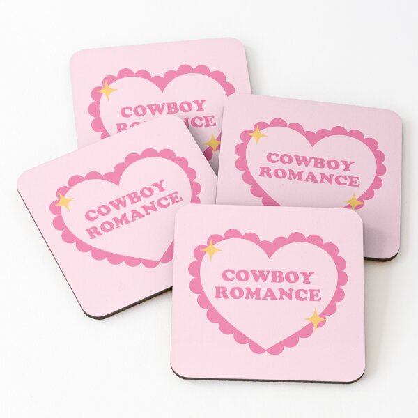 Item preview, cowboy romance pink heart designed and sold by catdiasart.
