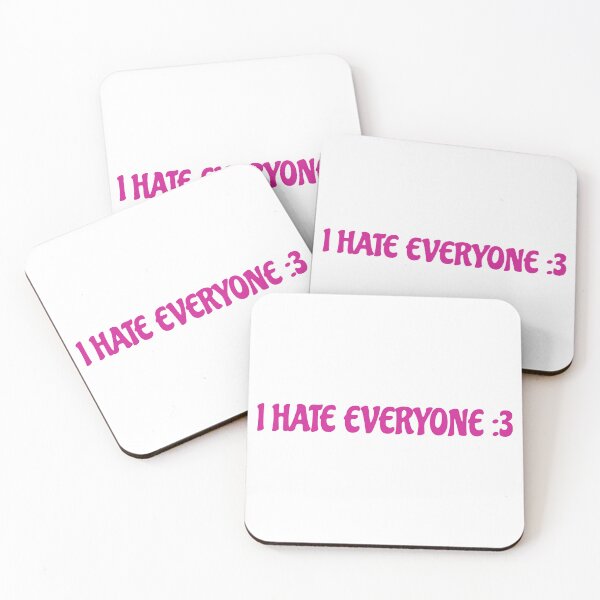 Item preview, I Hate Everyone | Sarcasm Dank Meme Lovers Gift | Funny Quote Y2K Millennial Gen Z Gen X Design | Sarcastic Meme Gift   designed and sold by Creatise.