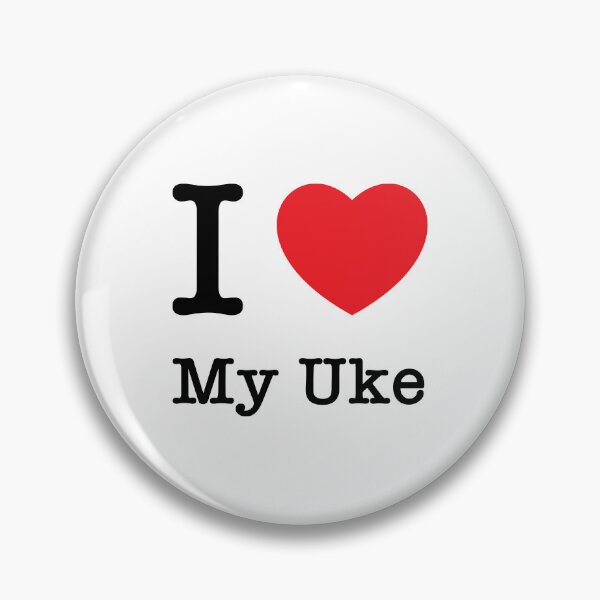 Item preview, I Heart My Uke (I Love My Uke) - Black Print designed and sold by koldobear.