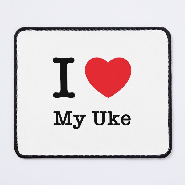 Item preview, I Heart My Uke (I Love My Uke) - Black Print designed and sold by koldobear.